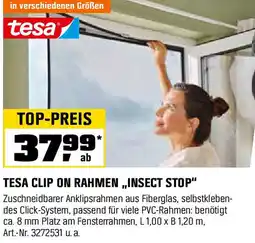 OBI Clip on rahmen,,insect stop Angebot