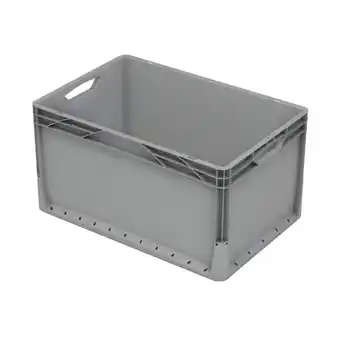 OBI Eurobox-System Box Vollwand 60 cm x 40 cm x 32 cm Grau OBI Angebot