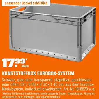 OBI Kunststoffbox eurobox-system Angebot
