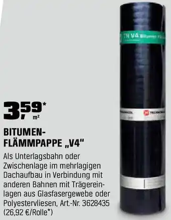 OBI Bitumen- flämmpappe v4 Angebot
