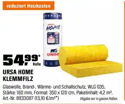 OBI Home klemmfilz Angebot