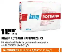 OBI Rotband haftputzgips Angebot