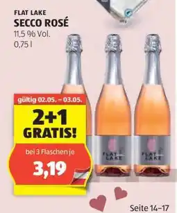 Hofer FLAT LAKE SECCO ROSÉ Angebot