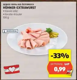 Hofer HÜHNER-EXTRAWURST Angebot