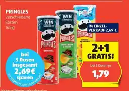 Hofer PRINGLES verschiedene Sorten 165 g Angebot