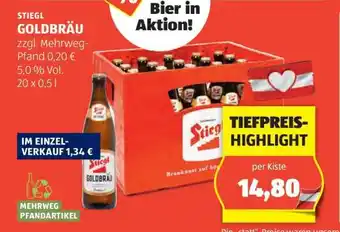 Hofer STIEGL GOLDBRÄU Angebot