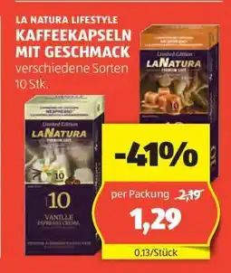 Hofer LA NATURA LIFESTYLE KAFFEEKAPSELN MIT GESCHMACK Angebot
