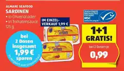 Hofer ALMARE SEAFOOD SARDINEN Angebot