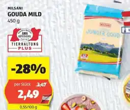 Hofer MILSANI GOUDA MILD Angebot