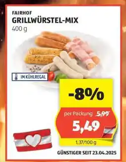 Hofer FAIRHOF GRILLWÜRSTEL-MIX Angebot