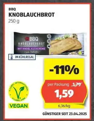 Hofer BBQ KNOBLAUCHBROT Angebot