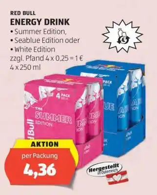 Hofer RED BULL ENERGY DRINK Angebot