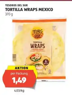 Hofer TESOROS DEL SUR TORTILLA WRAPS MEXICO Angebot