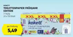 Hofer KOKETT TOILETTENPAPIER FRÜHJAHR EDITION Angebot