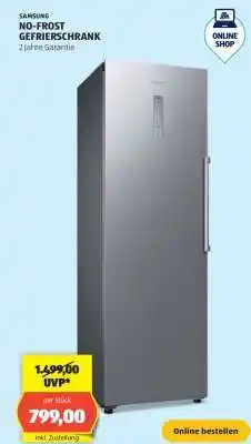 Hofer SAMSUNG NO-FROST GEFRIERSCHRANK Angebot