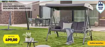 Hofer HOME DELUXE HOLLYWOODSCHAUKEL DESCANSO INKL. ABDECKUNG Angebot