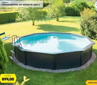 Hofer STEINBACH STAHLWANDPOOL SET NUOVO DE LUXE II Angebot