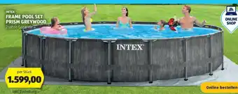 Hofer INTEX FRAME POOL SET PRISM GREYWOOD Angebot