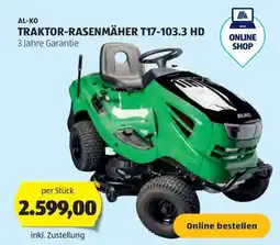 Hofer AL-KO TRAKTOR-RASENMÄHER T17-103.3 HD Angebot