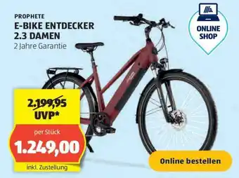 Hofer PROPHETE E-BIKE ENTDECKER 2.3 DAMEN Angebot