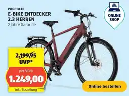 Hofer PROPHETE E-BIKE ENTDECKER 2.3 HERREN Angebot