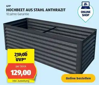 Hofer GFP HOCHBEET AUS STAHL ANTHRAZIT Angebot