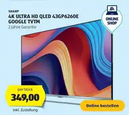 Hofer SHARP 4K ULTRA HD QLED 43GP6260E GOOGLE TVTM Angebot