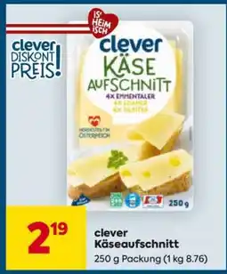 Billa clever Käseaufschnitt Angebot