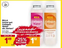 Billa BILLA immer gut Collagen Water div. Sorten Angebot