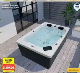 Hofer OUTDOOR WHIRLPOOL WHITE MARBLE DELUXE Angebot