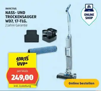 Hofer INVICTUS NASS- UND TROCKENSAUGER WD7, 17-TLG Angebot