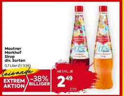 Billa Mautner Markhof Sirup div. Sorten Angebot
