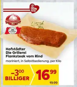 Billa Hofstädter Die Grillerei Flanksteak vom Rind Angebot