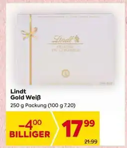 Billa Lindt Gold Weiß Angebot