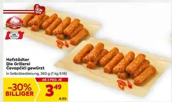 Billa Hofstädter Die Grillerei Cevapcici gewürzt Angebot