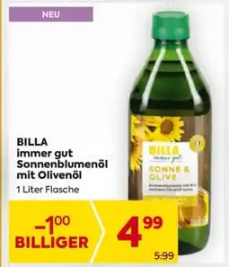 Billa BILLA immer gut Sonnenblumenöl mit Olivenöl Angebot