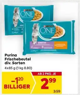Billa Purina Frischebeutel div. Sorten Angebot