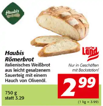 Strasser Markt Haubis Römerbrot 750 g Angebot