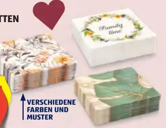 Hofer Kokett Servietten Angebot