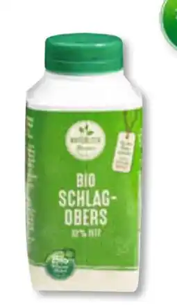 Unimarkt Natürlich für uns Bio Wiesenmilch Schlagobers Länger Frisch Angebot