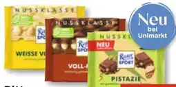 Unimarkt Ritter Sport Nuss Klasse Angebot