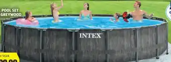 Hofer Intex Frame-Pool-Set Prism Greywood Angebot