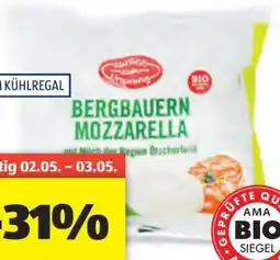 Hofer Zurück zum Ursprung Bio-Mozzarella Angebot