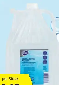 Hofer Power Force Destilliertes Wasser Angebot