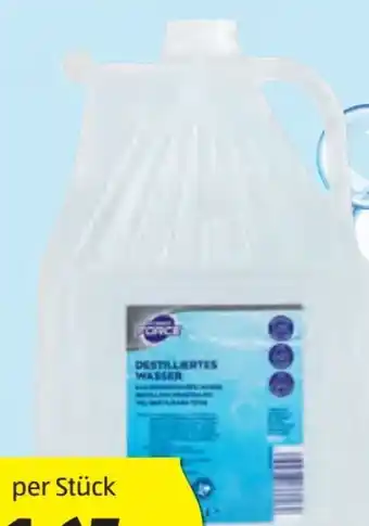 Hofer Power Force Destilliertes Wasser Angebot
