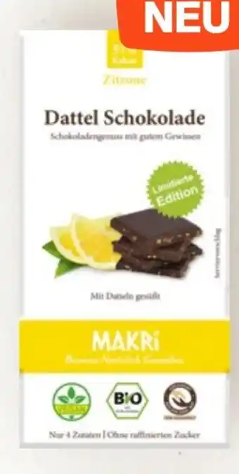 Prokopp Makri Bio Dattel Schokoladen Angebot