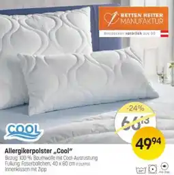 Reiter Allergikerpolster Cool Angebot
