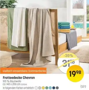 Reiter Frotteedecke Chevron Angebot