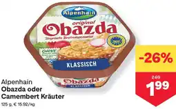 MPreis Obazda oder Camembert Kräuter Angebot