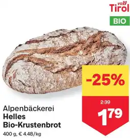 MPreis Helles Bio-Krustenbrot Angebot